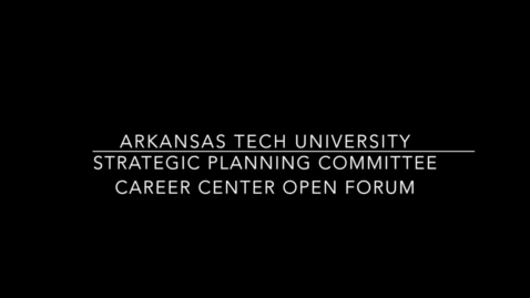 Thumbnail for Strategic Planning Committee - Open Forum at ATCC