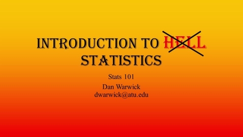 Thumbnail for Stats 101