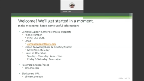 Thumbnail for Blackboard Training for Returning Faculty (1pm)-20210813 1747-1