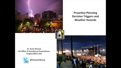 Thumbnail for entry Department of Emergency Management Preparedness Planning (1)