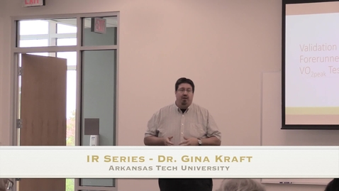 Thumbnail for entry IR Series - Dr. Gina Kraft