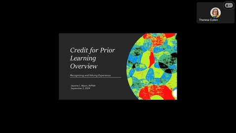 Thumbnail for Credit for Prior Learning and Microcredentialing Overview