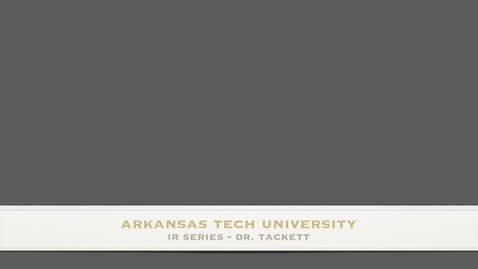 Thumbnail for IRS Session - Dr. Tackett