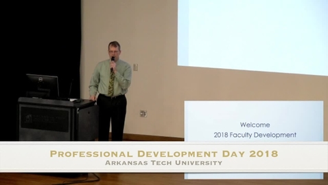 Thumbnail for Professional Development Day 2018 - Pt. 1