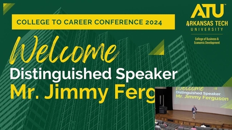 Thumbnail for entry Distinguished Speaker - Jimmy Ferguson - 3/13/24