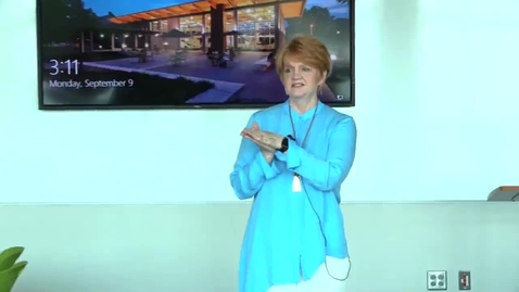 Thumbnail for Dr. Bowen talking with New Faculty