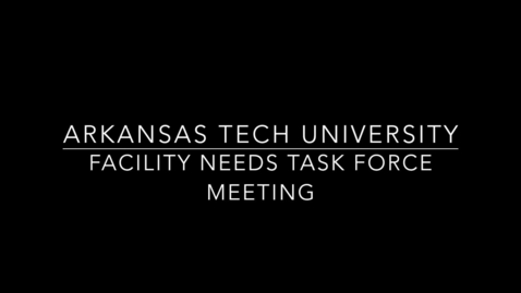 Thumbnail for Facility Needs Task Force Meeting