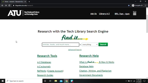 Thumbnail for Finding Articles Within A Journal