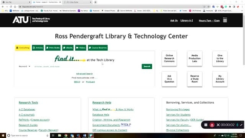 Thumbnail for Library Resources - Education