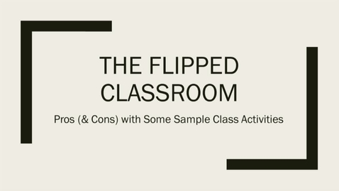 Thumbnail for Flipped Classroom