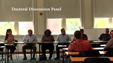 Thumbnail for entry Doctoral Discussion Panel