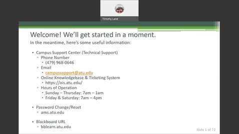 Thumbnail for Blackboard Training for New Faculty-20210812 1750-1
