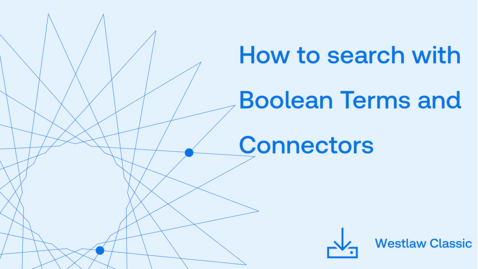 Thumbnail for How to search with Boolean Terms and Connectors