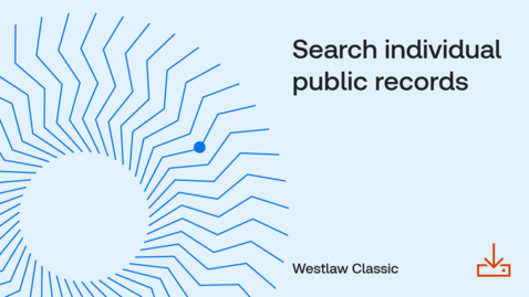 Thumbnail for How to search individual public records