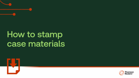 Thumbnail for How to stamp case materials