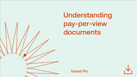 Thumbnail for Understanding pay-per-view documents