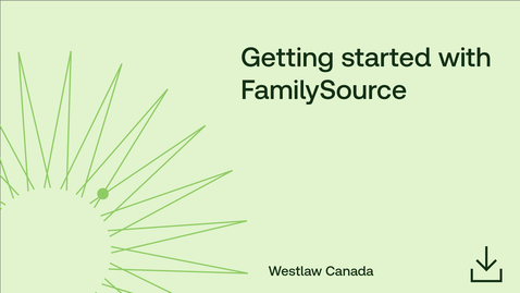 Thumbnail for Getting started with FamilySource