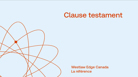 Thumbnail for Clause testament