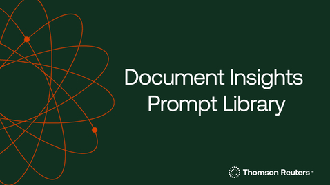 Thumbnail for Document Insights Prompt Library