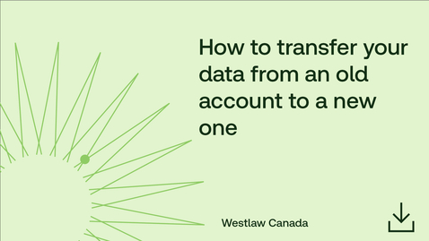 Thumbnail for How to transfer your data from an old account to a new one