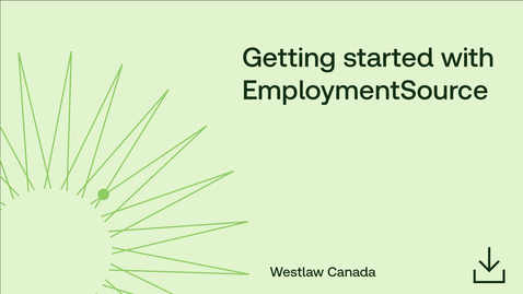 Thumbnail for Getting Started with EmploymentSource