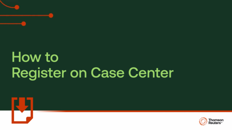 Thumbnail for How to register on Case Center