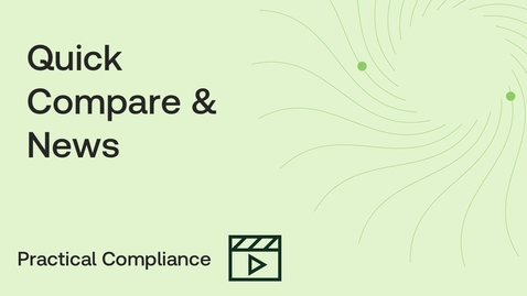 Thumbnail for Practical Compliance - Quick compare &amp; News