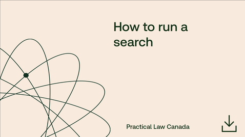 Thumbnail for How to run a search