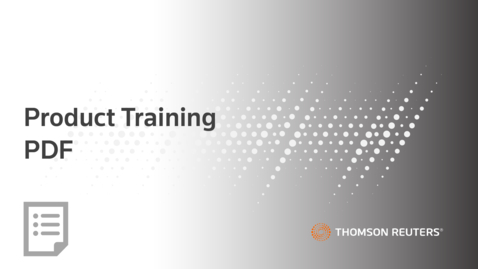 Thumbnail for ONESOURCE University - Implementer Training &amp; Certification Framework - V1 Oct 2022
