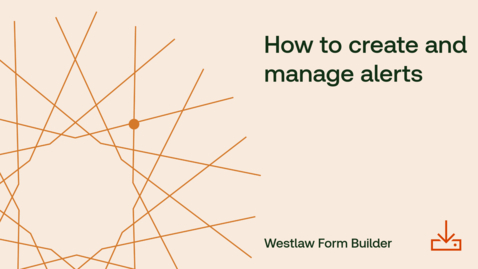 Thumbnail for How to create and manage alerts