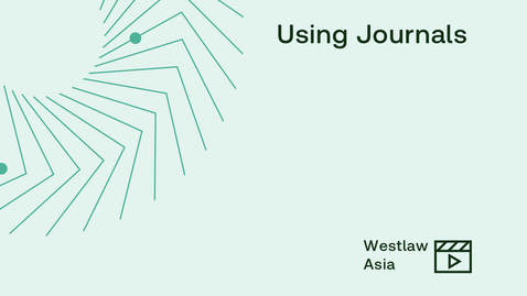 Thumbnail for Westlaw Asia Journals