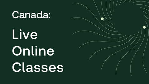 Thumbnail for Live Online Classes: June 2026