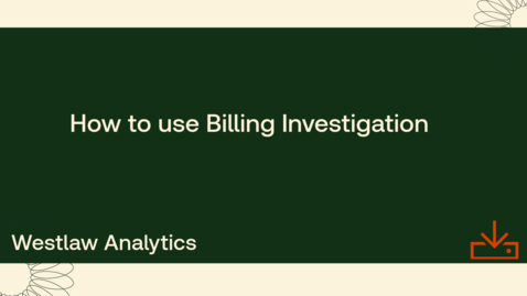 Thumbnail for How to use Billing Investigation