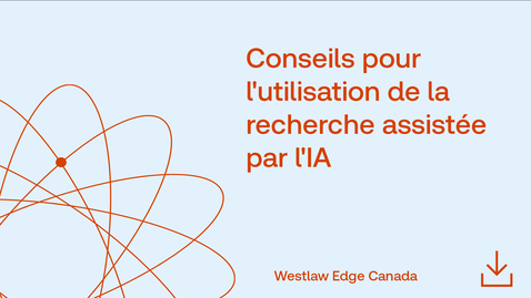 Thumbnail for Conseils pour l'utilisation de la recherche assistée par l'IA