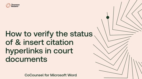 Thumbnail for How to easily verify and hyperlink citations