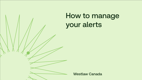 Thumbnail for How to manage your alerts