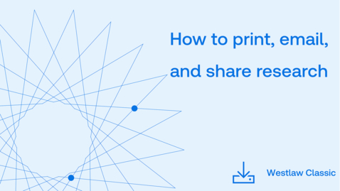 Thumbnail for How to print, email, and share research