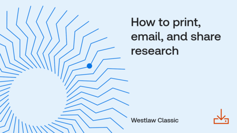 Thumbnail for How to print, email, and share research