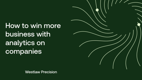 Thumbnail for How to win more business with analytics on companies