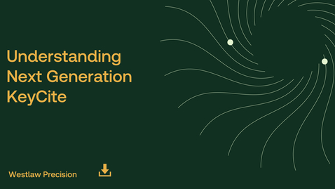 Thumbnail for Understanding Next Generation KeyCite