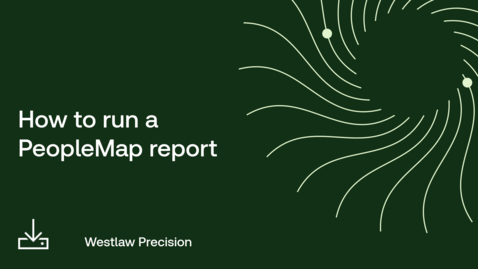 Thumbnail for How to run a PeopleMap report