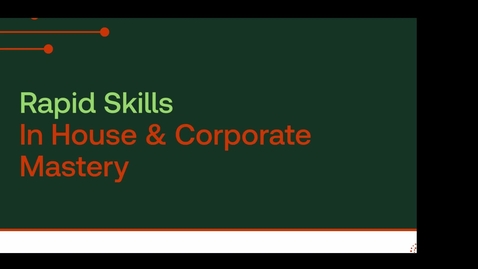 Thumbnail for Rapid Skills - In House Mastery