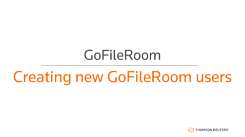 Thumbnail for Creating new GoFileRoom users
