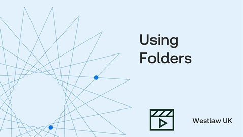 Thumbnail for Westlaw UK - Folders