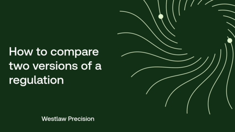 Thumbnail for How to compare two versions of a regulation