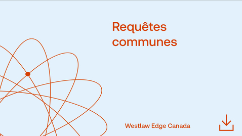 Thumbnail for Requêtes communes