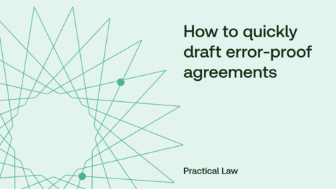 Thumbnail for How to quickly draft error-proof agreements