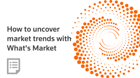 Thumbnail for How to uncover market trends with What's Market