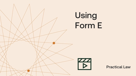 Thumbnail for Practical Law Form E