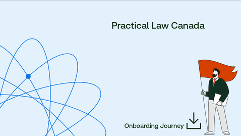 Thumbnail for Onboarding Journey: Practical Law Canada